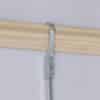 Ogee rod sleeve, picture rail hook in silver