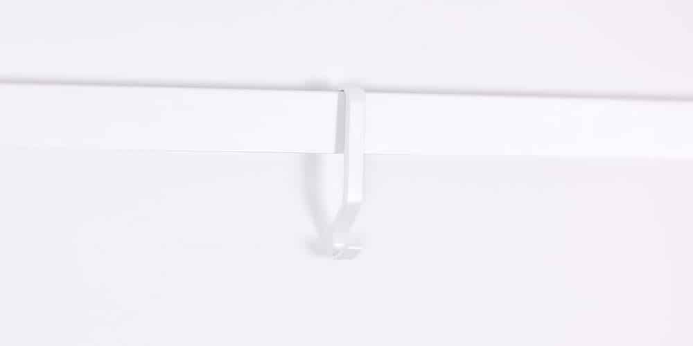 Molding Hook, picture rail hook in white