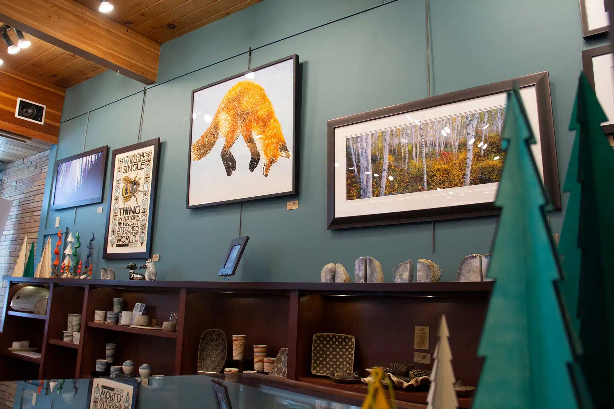 Move your artwork like a gallery and never damage your walls with Walker Display's Gallery System.